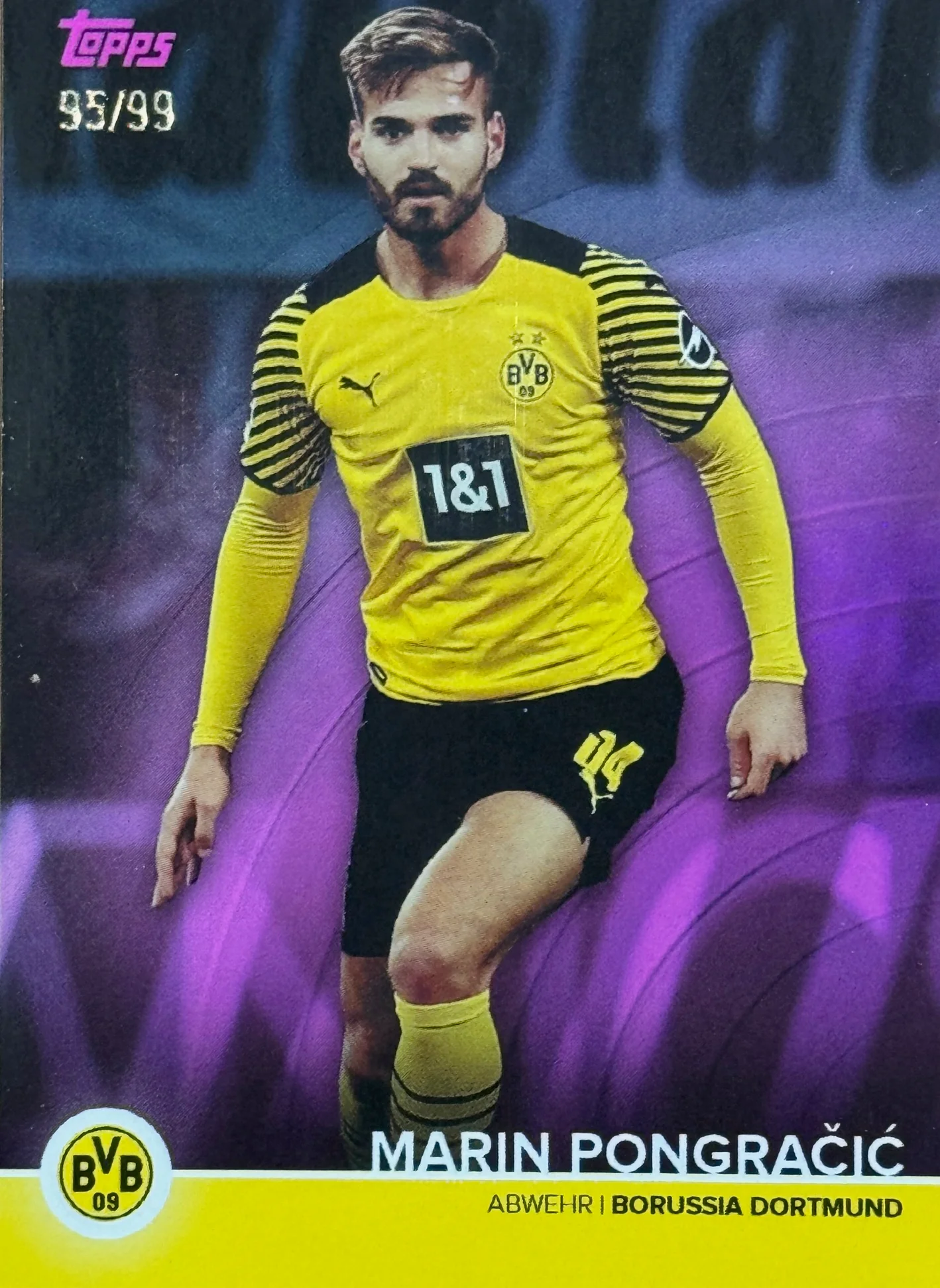 2021-22 Topps Borussia Dortmund Official Team Set Box - Image 5