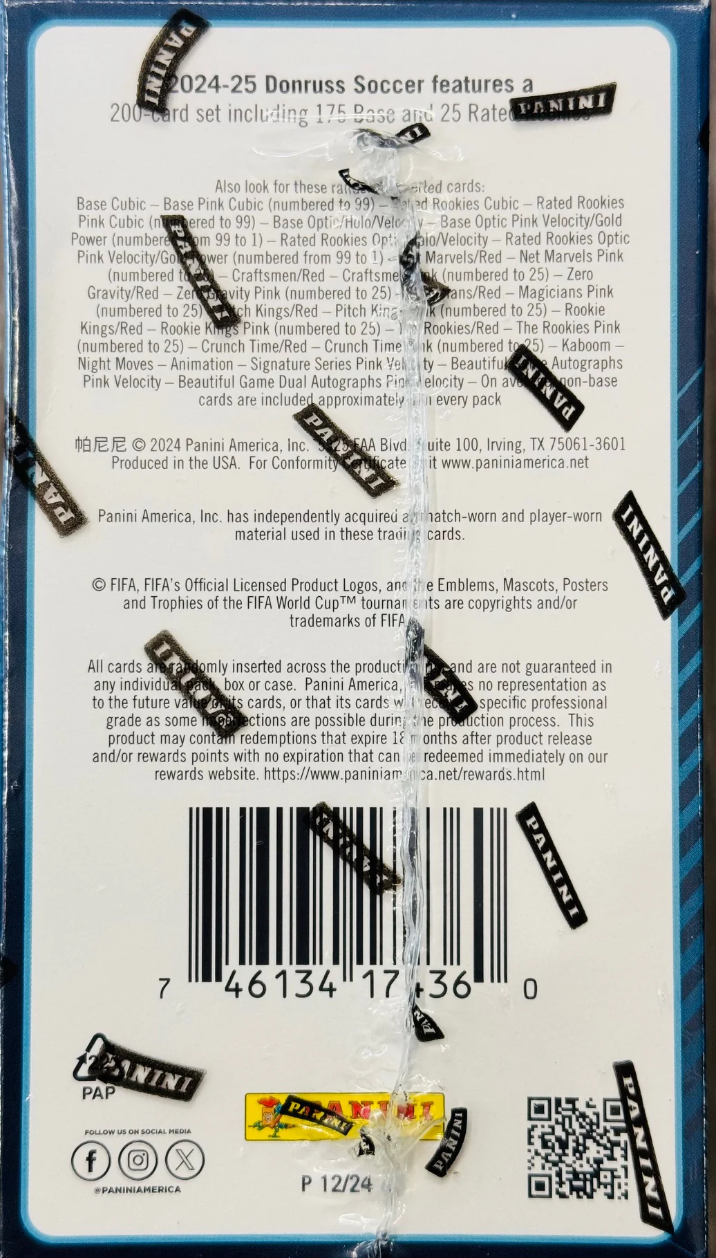 2024-25 Panini Donruss Soccer Blaster Box (Exclusive Pink Cubic Parallels!) - Image 3