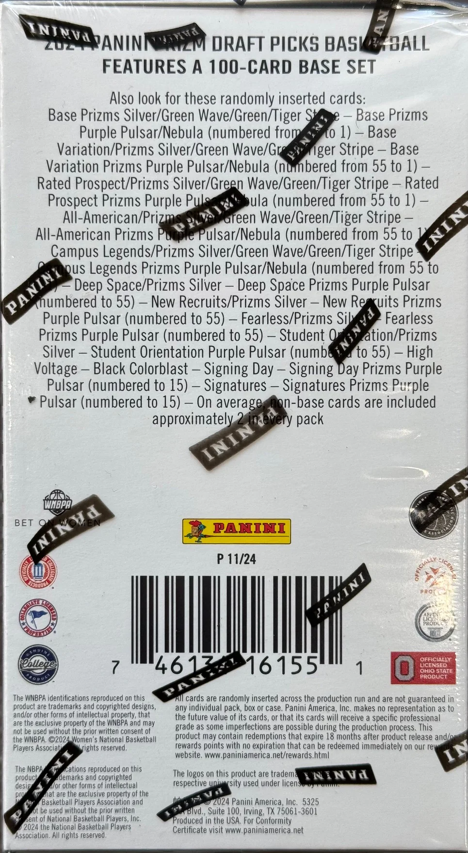 2024 Prizm Draft Picks Basketball Collegiate Hobby Blaster (Exclusive Green Wave Prizms!) - Image 3