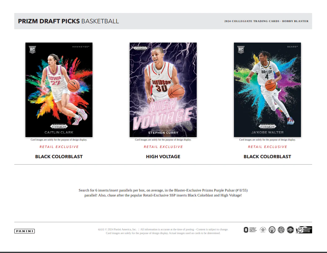 2024 Prizm Draft Picks Basketball Collegiate Hobby Blaster (Exclusive Green Wave Prizms!) - Image 6